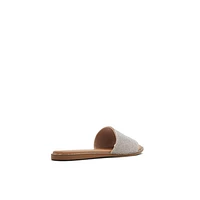 Shimmerr Silver Women's Slides