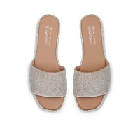 Shimmerr Silver Women's Slides
