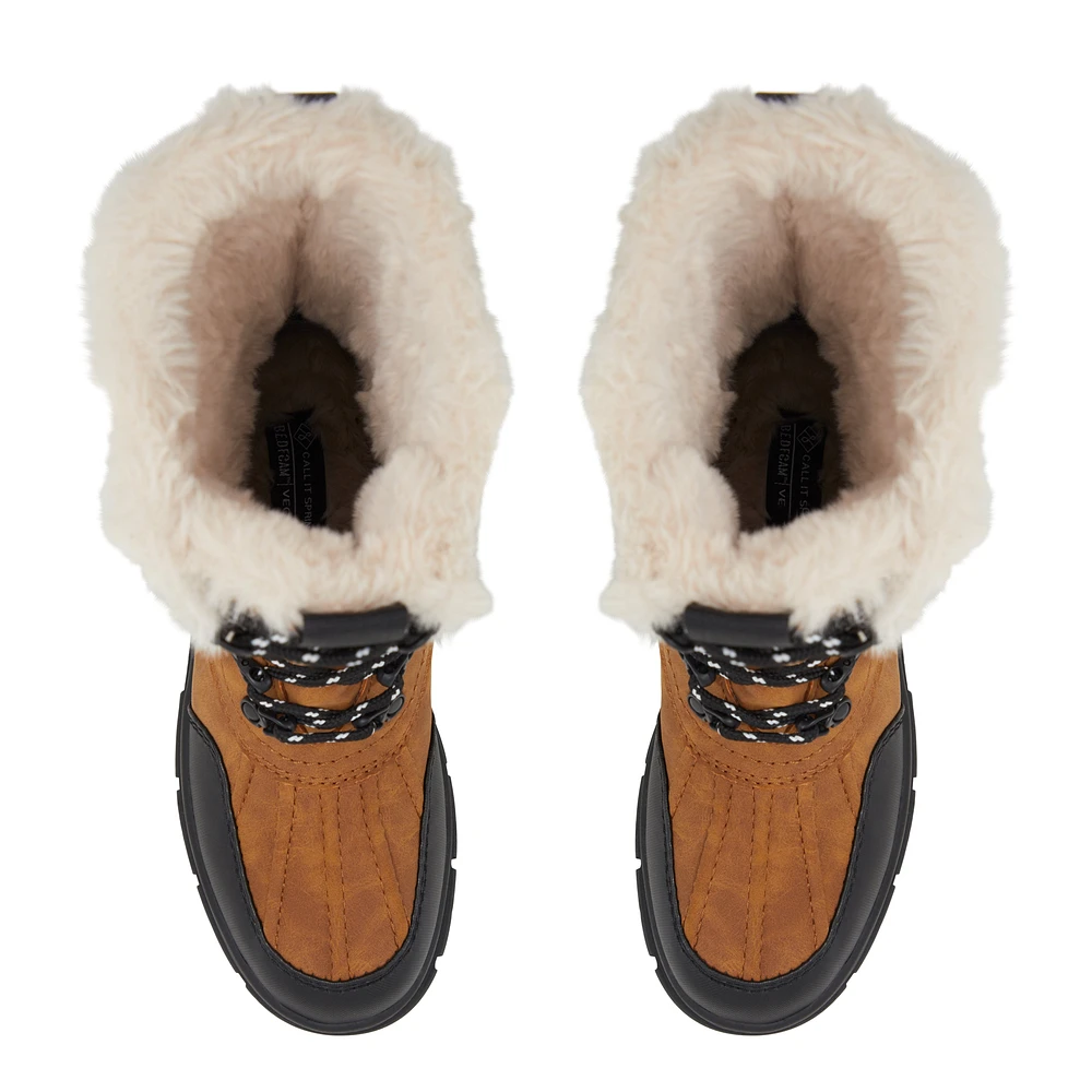 Snowglow Brown Women's Insulated Boots