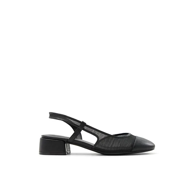 Sofiia Open Black Women's Kitten heels