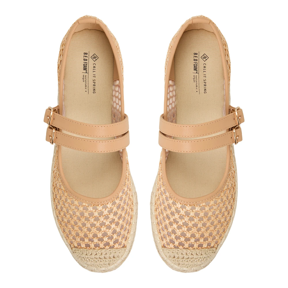 Solyne Light Brown Women's Flats