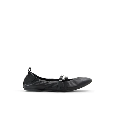 Swan Noir Femmes Ballerines | Boutique Spring Canada