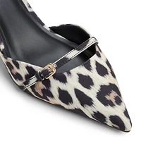 Tesssa Brown Overflow Women's Animal Print Shoes Bags