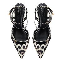 Tesssa Brown Overflow Women's Animal Print Shoes Bags