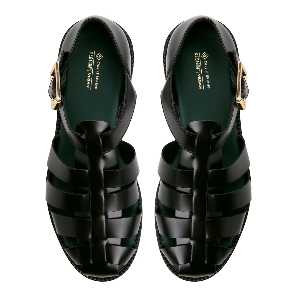 Tiago Noir Hommes Sandales | Boutique Spring Canada