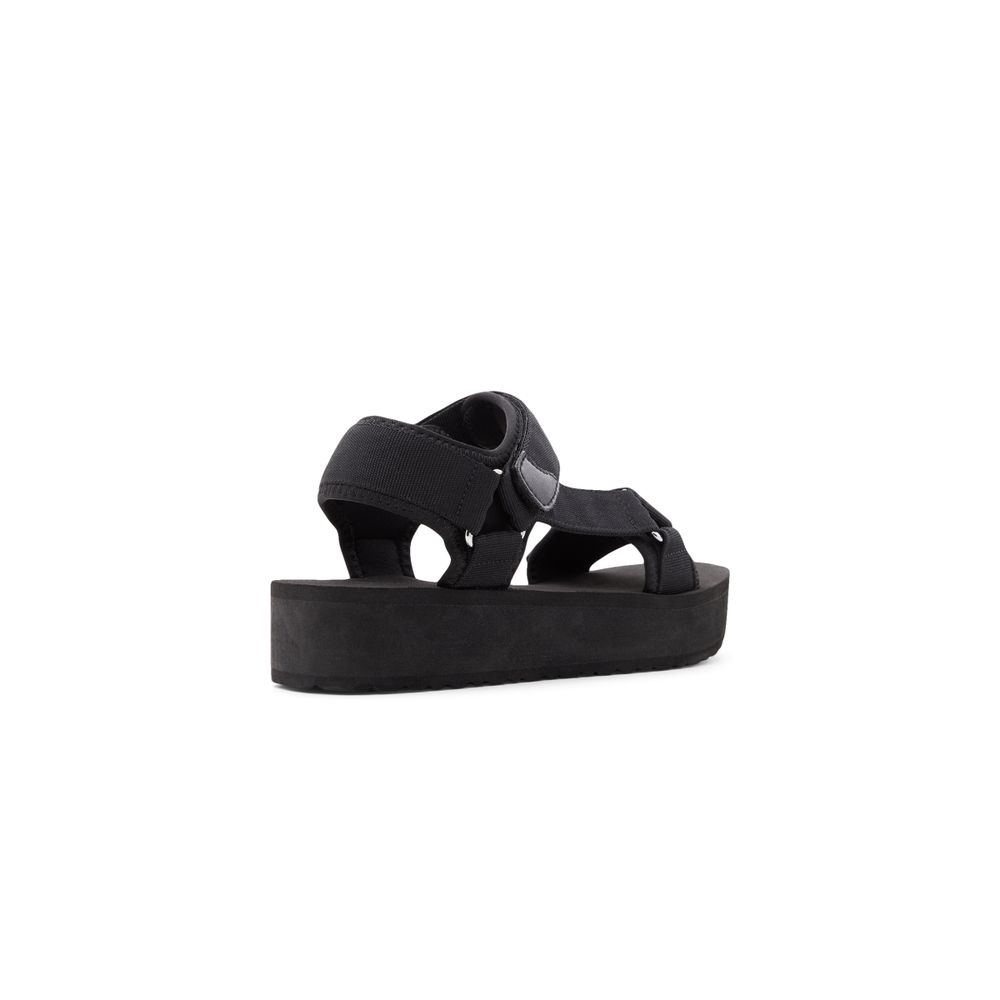 Tinsley Noir Femmes Sandales à talons plats | Boutique Spring Canada