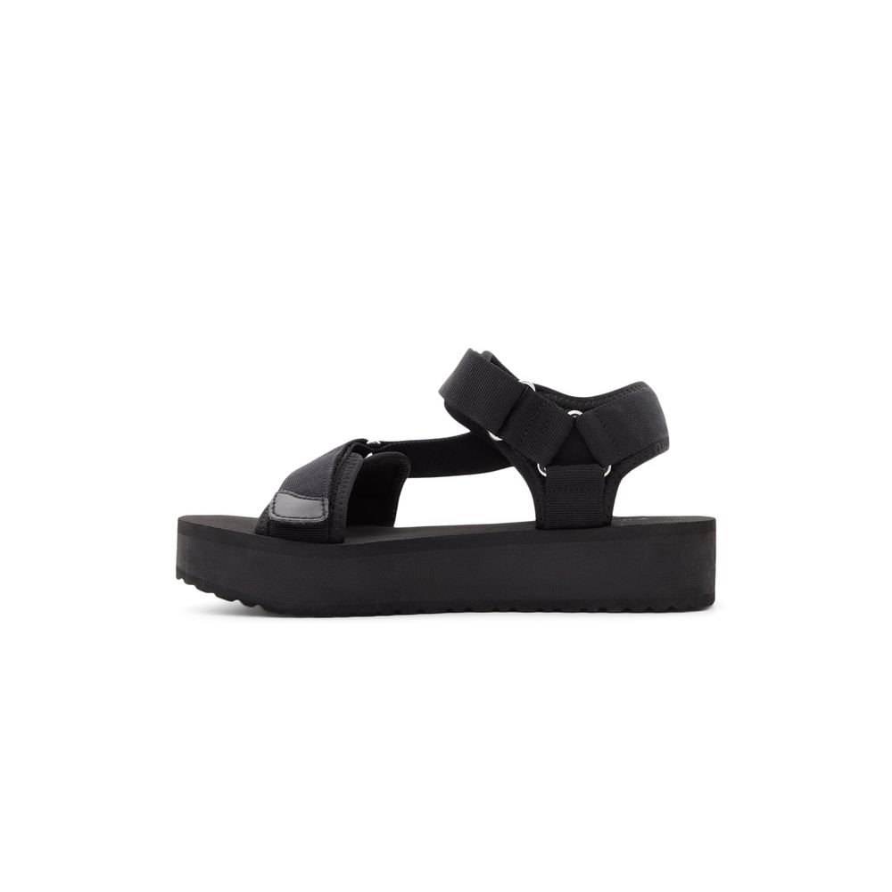Tinsley Noir Femmes Sandales à talons plats | Boutique Spring Canada