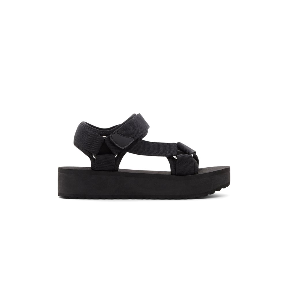 Tinsley Noir Femmes Sandales à talons plats | Boutique Spring Canada
