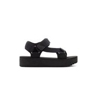 Tinsley Noir Femmes Sandales à talons plats | Boutique Spring Canada