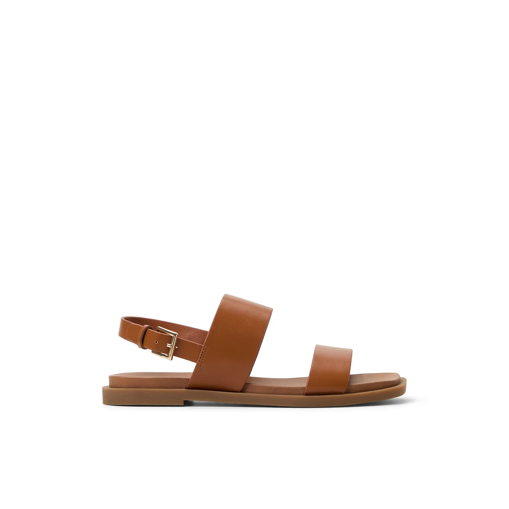 Tiya Cognac Women's Flat Sandals
