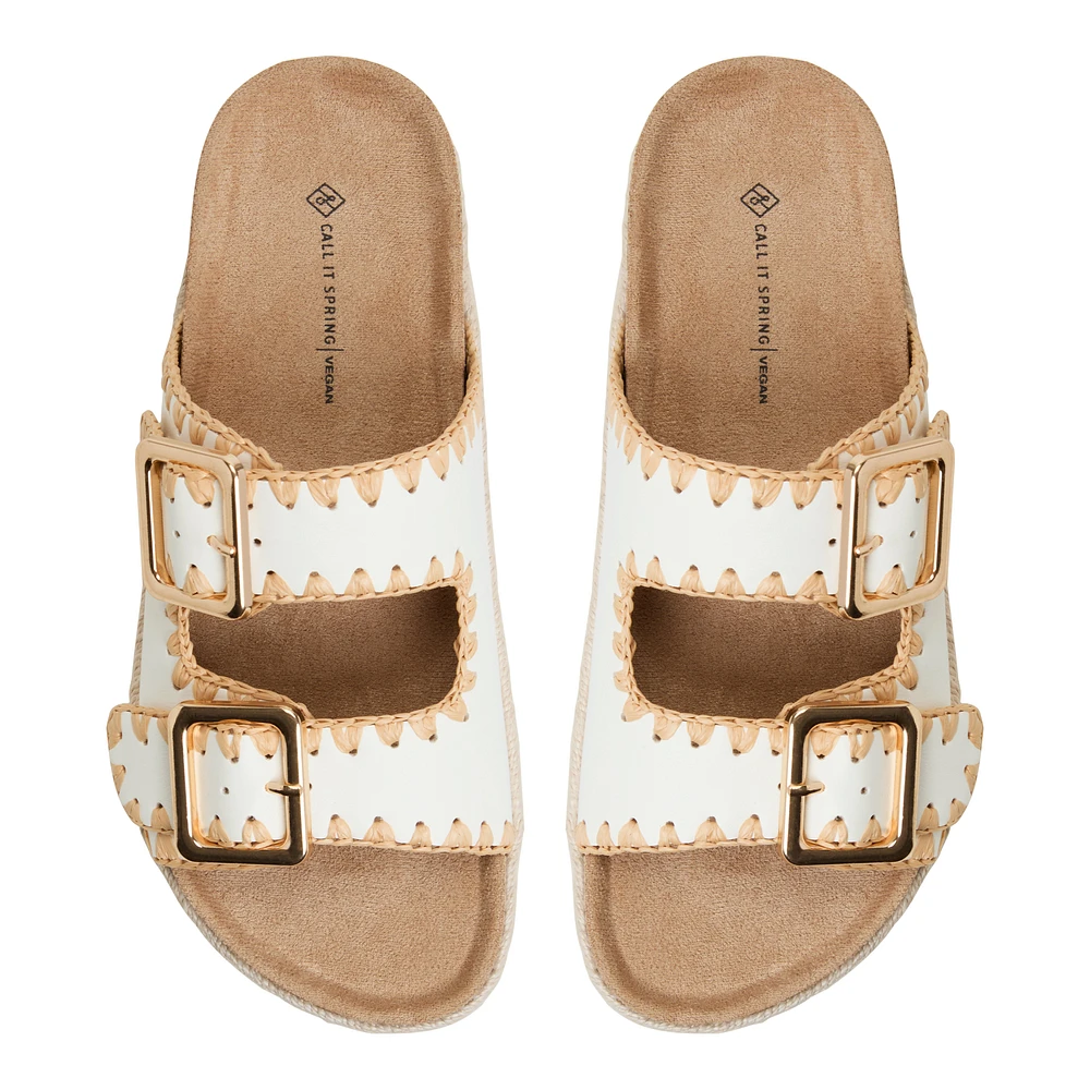 Tropicall White Women's Slides