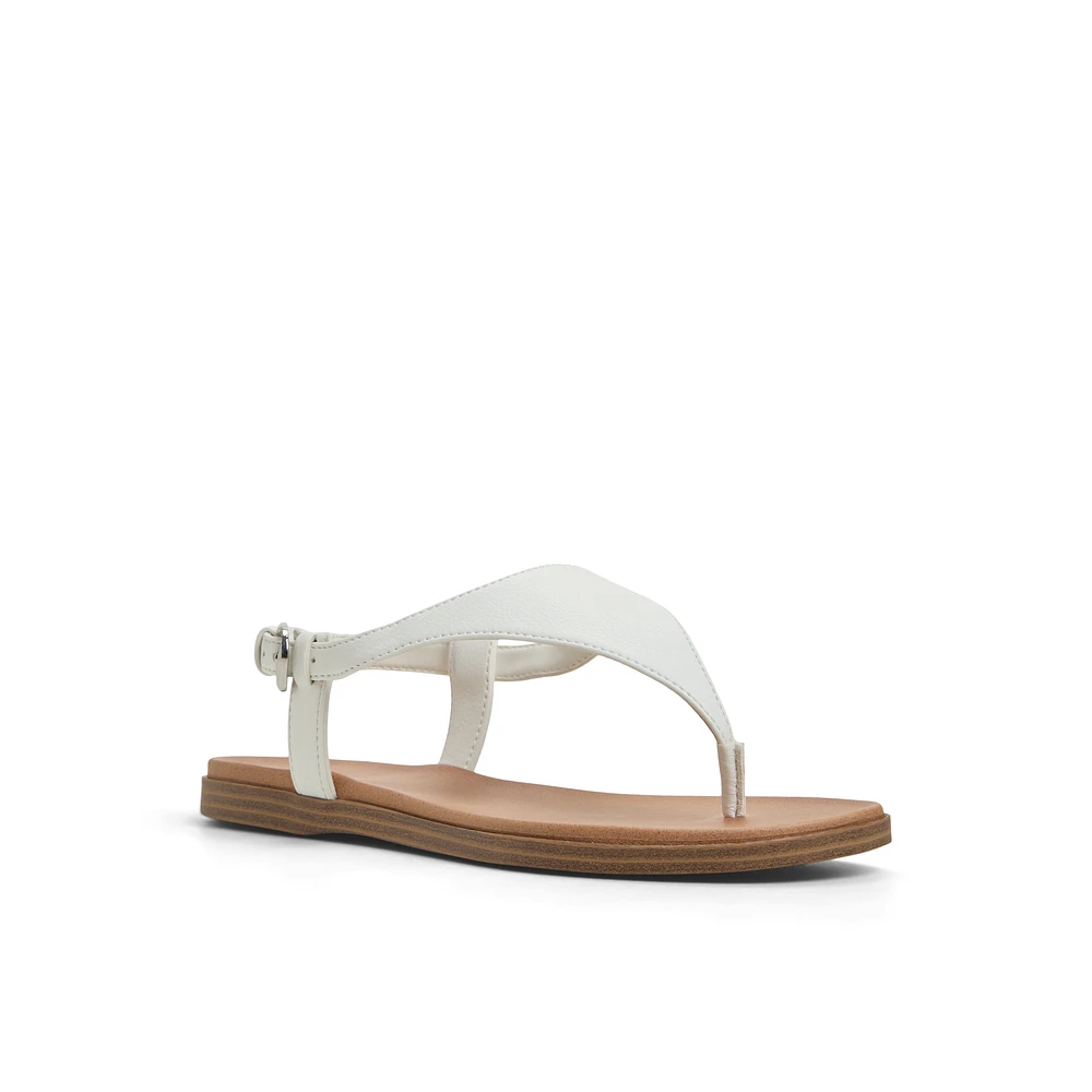 Tucson White Women's Flat Sandals