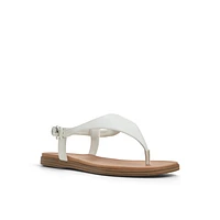 Tucson White Women's Flat Sandals