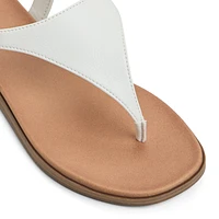 Tucson White Women's Flat Sandals