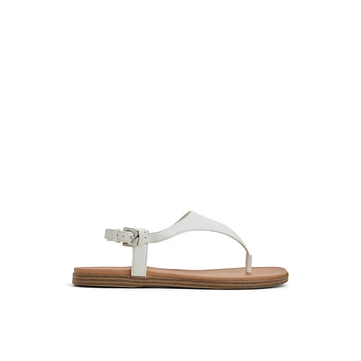 Tucson White Women's Flat Sandals