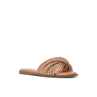 Veronna Rose Gold Women's Flat Sandals