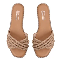 Veronna Rose Gold Women's Flat Sandals