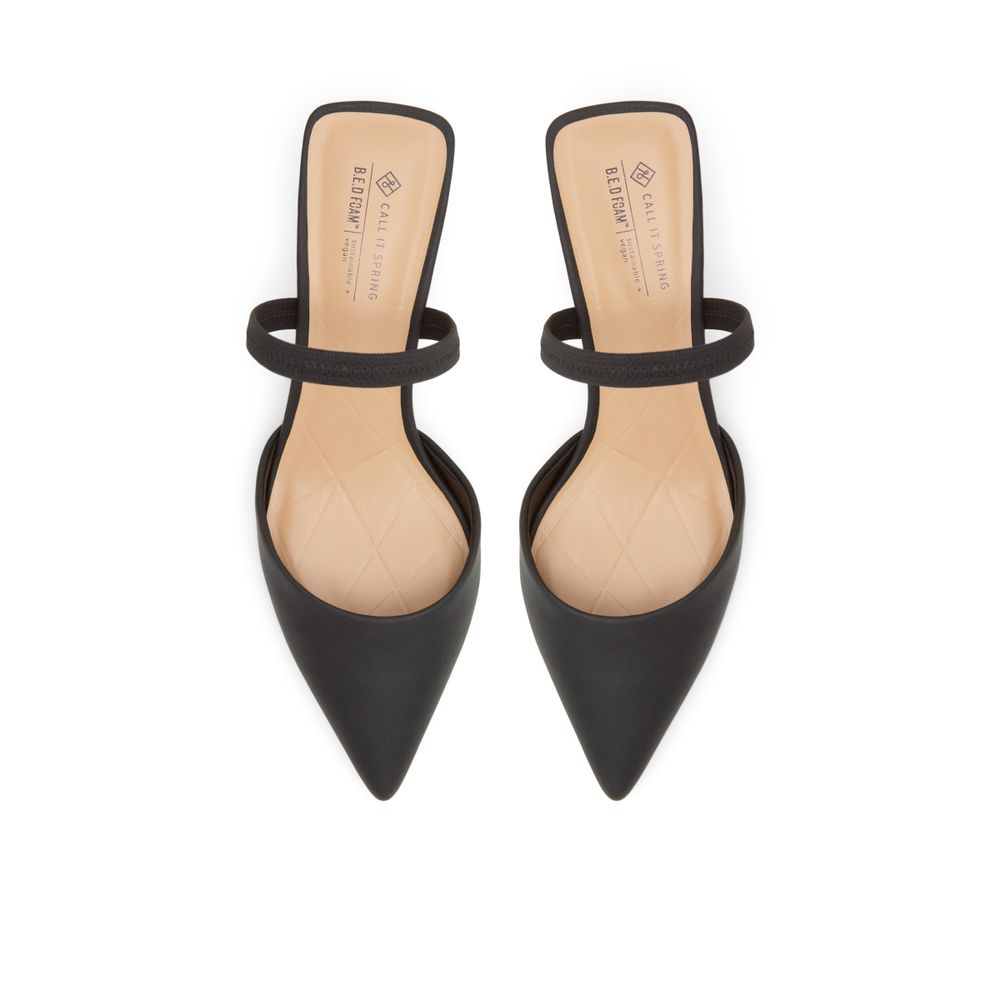 Zaydan Noir Femmes Talons chatons | Boutique Spring Canada