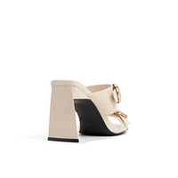 Zoeey Bone Women's Mule Sandals