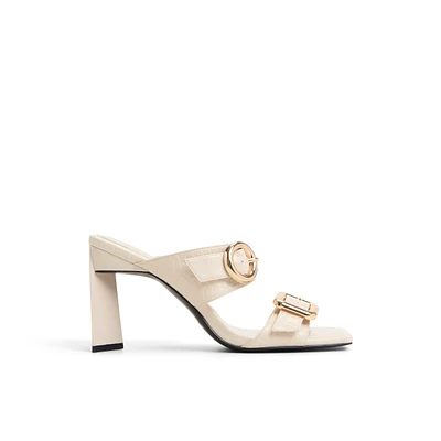 Zoeey Bone Women's Mule Sandals