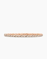 Sculpted Cable Bracelet 18K Yellow Gold with Diamonds