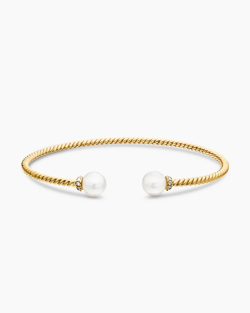 Solari Bracelet 18K Yellow Gold with Diamonds, 2.6mm