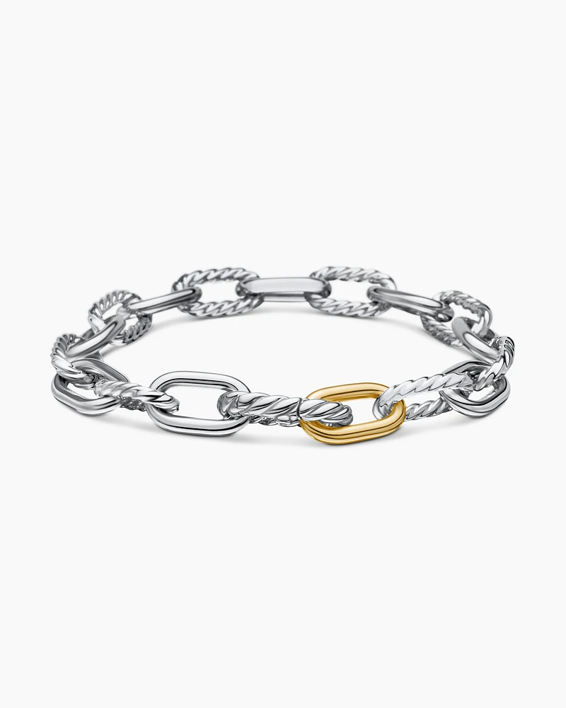 DY Madison® Chain Bracelet with 18K Yellow Gold