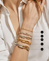 DY Madison® Chain Bracelet with 18K Yellow Gold