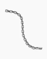 Streamline® Heirloom Chain Link Bracelet Sterling Silver with Pavé Black Diamonds, 7.5mm