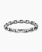 Streamline® Heirloom Chain Link Bracelet Sterling Silver with Pavé Black Diamonds, 7.5mm