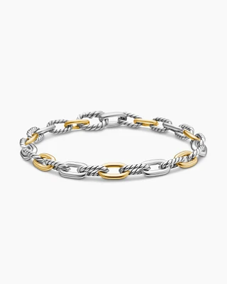 DY Madison® Chain Bracelet with 18K Yellow Gold