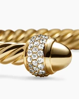 Cable Bracelet 18K Yellow Gold with Diamonds