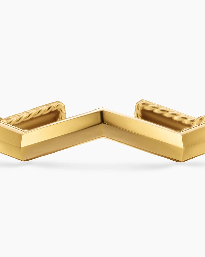 Zig Zag Stax™ Cuff Bracelet in 18K Yellow Gold, 5mm