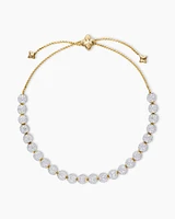 Petite Pavé Spiritual Beads Bracelet in 18K Yellow Gold with Diamonds, 5mm