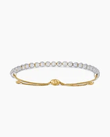 Petite Pavé Spiritual Beads Bracelet in 18K Yellow Gold with Diamonds, 5mm