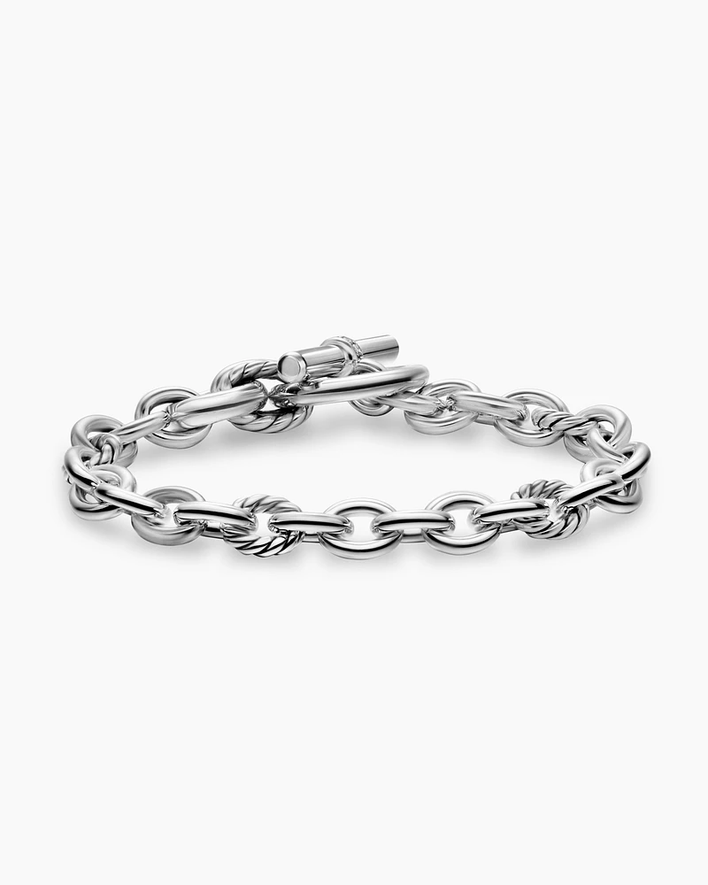 DY Mercer® Toggle Chain Bracelet Sterling Silver with Diamonds, 8mm