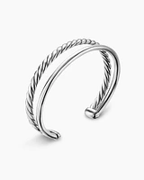 DY Mercer® Two Row Cuff Bracelet Sterling Silver, 8mm