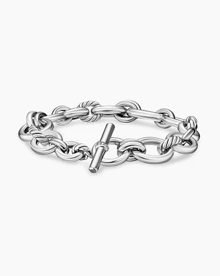 DY Mercer® Chain Bracelet Sterling Silver with Diamonds, 8mm