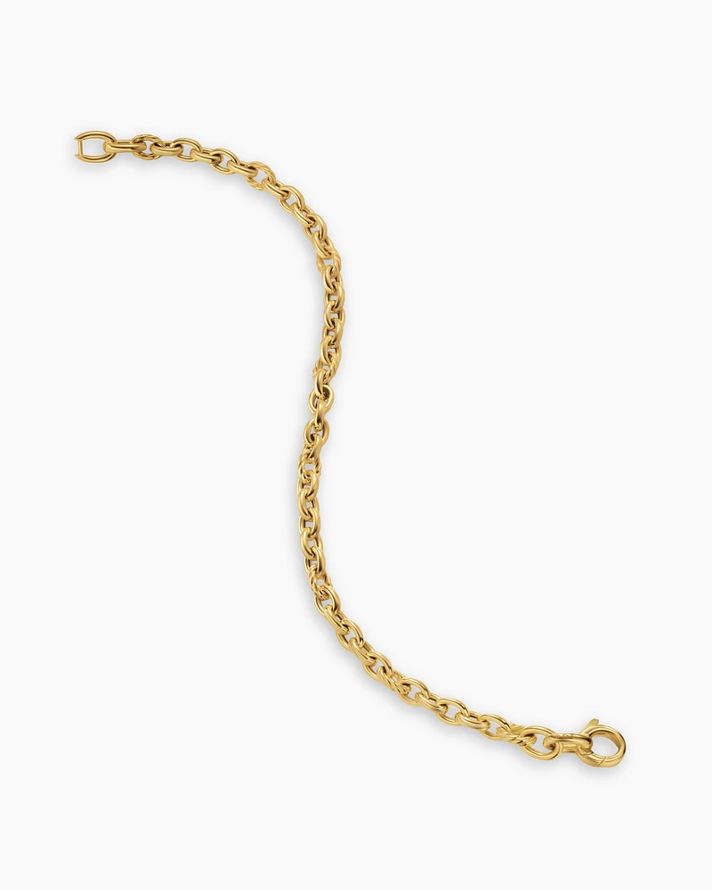 DY Mercer® Petite Chain Bracelet 18K Yellow Gold, 4.5mm