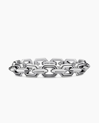 Deco Link Bracelet Sterling Silver, 11mm
