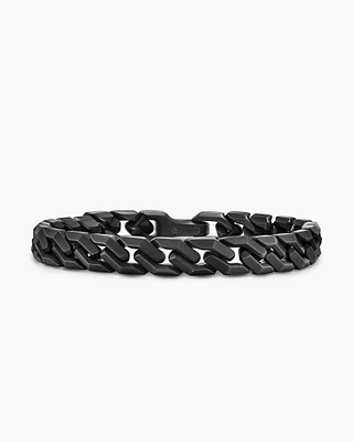 Curb Chain Angular Link Bracelet in Titanium