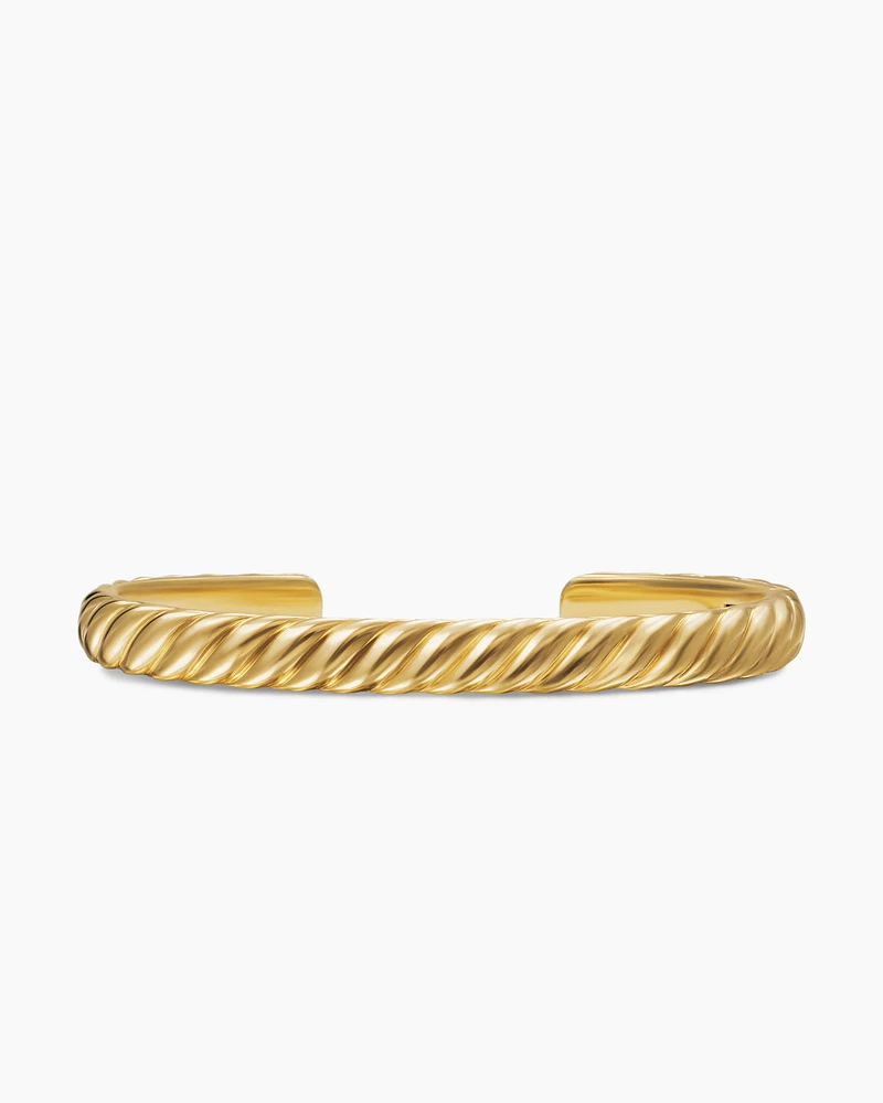 Sculpted Cable Bracelet 18K Yellow Gold