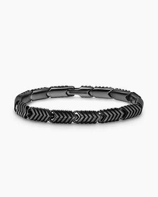 Chevron Link Bracelet in Titanium