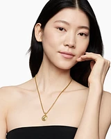 Cancer Amulet in 18K Yellow Gold with Diamonds, 28.7mm