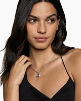 Albion® Pendant in Sterling Silver with 18K Yellow Gold and Amethyst