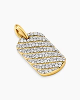 Sculpted Cable Ring in 18K Yellow Gold with Diamonds