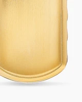 Sculpted Cable Ring in 18K Yellow Gold with Diamonds