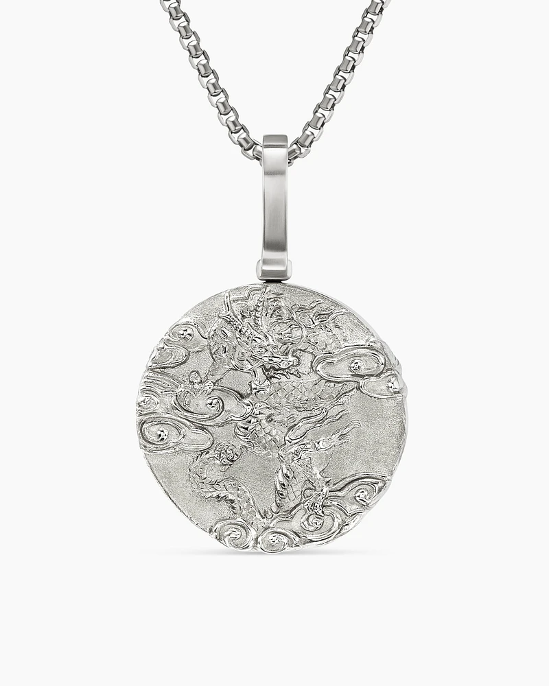 Dragon Amulet in Sterling Silver
