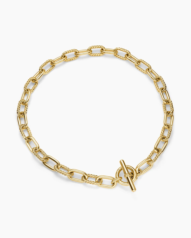 DY Madison® Toggle Chain Necklace in 18K Yellow Gold, 11mm
