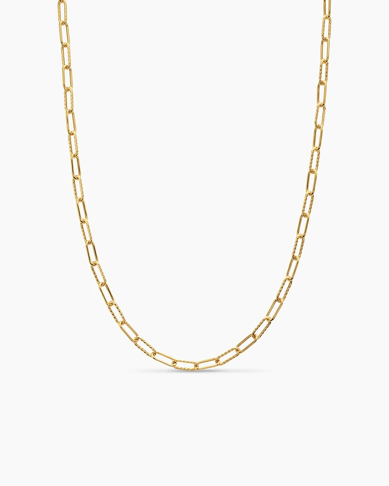 DY MadisonĀ® Chain Necklace in 18K Yellow Gold, 4mm